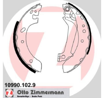 Sada brzdových čelistí ZIMMERMANN 10990.102.9