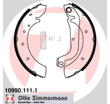 Sada brzdových čeľustí ZIMMERMANN 10990.111.1