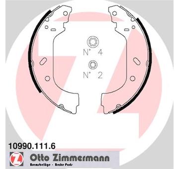 Sada brzdových čelistí ZIMMERMANN 10990.111.6