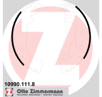 Sada brzdových čelistí ZIMMERMANN 10990.111.8