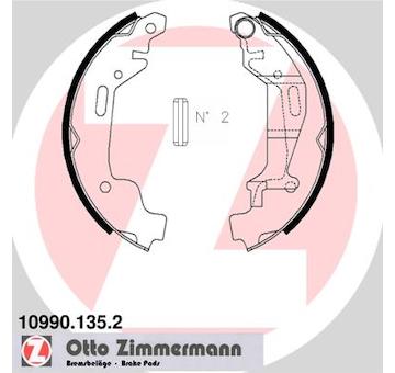 Sada brzdových čelistí ZIMMERMANN 10990.135.2