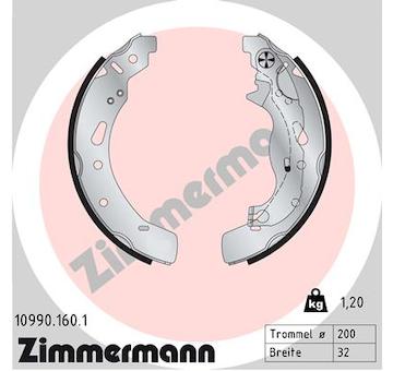 Sada brzdových čelistí ZIMMERMANN 10990.160.1