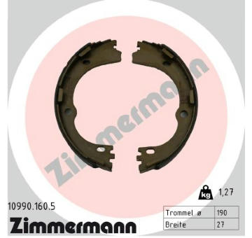 Sada brzdových čelistí ZIMMERMANN 10990.160.5