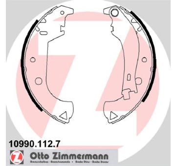 Sada brzdových čelistí ZIMMERMANN 10990.112.7