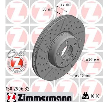 Brzdový kotouč ZIMMERMANN 150.2906.32