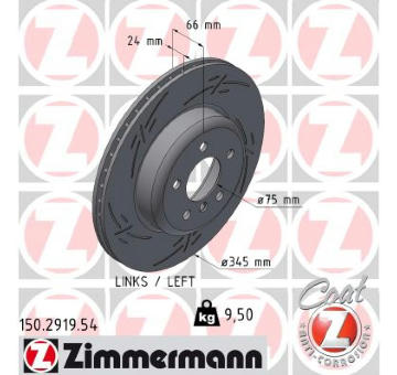 Brzdový kotouč ZIMMERMANN 150.2919.54