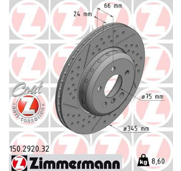 Brzdový kotouč ZIMMERMANN 150.2920.32