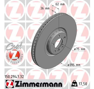 Brzdový kotouč ZIMMERMANN 150.2947.32