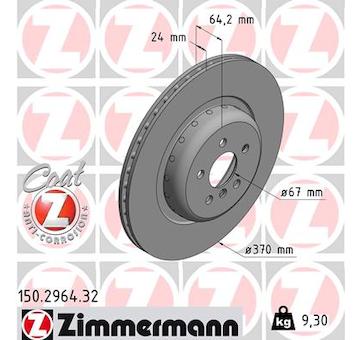 Brzdový kotouč ZIMMERMANN 150.2964.32