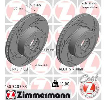 Brzdový kotouč ZIMMERMANN 150.3403.53