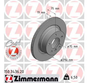 Brzdový kotouč ZIMMERMANN 150.3436.20