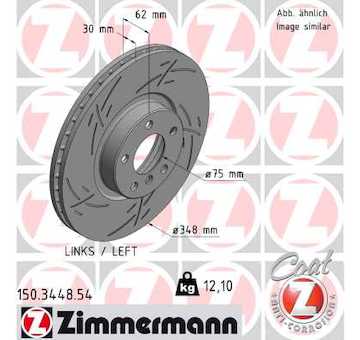 Brzdový kotouč ZIMMERMANN 150.3448.54