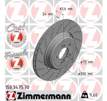 Brzdový kotouč ZIMMERMANN 150.3475.70