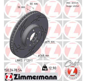 Brzdový kotouč ZIMMERMANN 150.3478.54