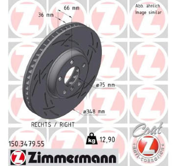 Brzdový kotouč ZIMMERMANN 150.3479.55