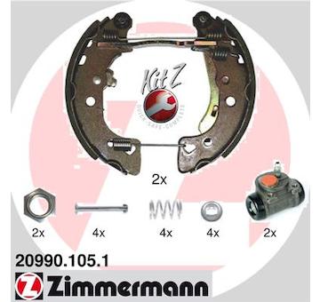 Sada brzdových čelistí ZIMMERMANN 20990.105.1