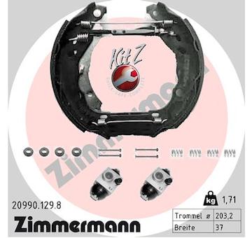 Sada brzdových čelistí ZIMMERMANN 20990.129.8