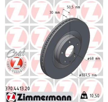 Brzdový kotouč ZIMMERMANN 370.4413.20