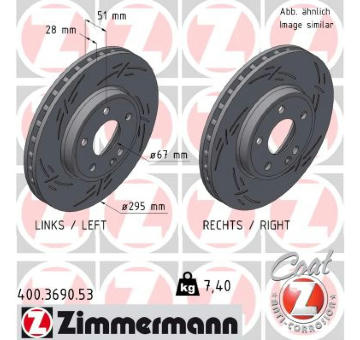 Brzdový kotouč ZIMMERMANN 400.3690.53