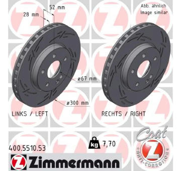 Brzdový kotouč ZIMMERMANN 400.5510.53