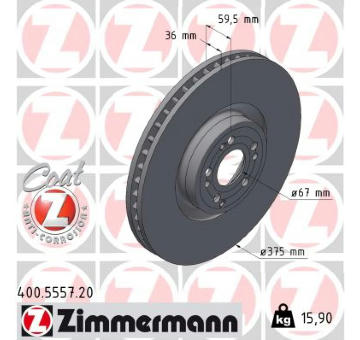 Brzdový kotouč ZIMMERMANN 400.5557.20