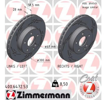 Brzdový kotouč ZIMMERMANN 400.6472.53