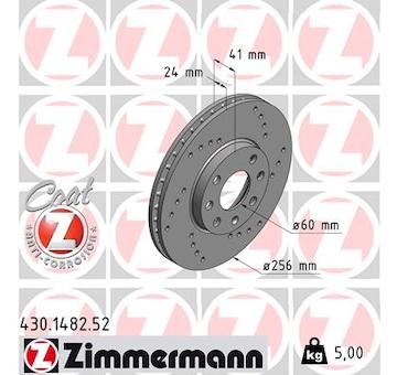 Brzdový kotouč ZIMMERMANN 430.1482.52