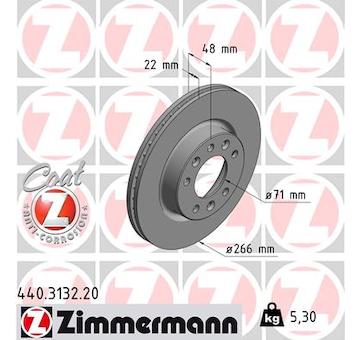 Brzdový kotouč ZIMMERMANN 440.3132.20