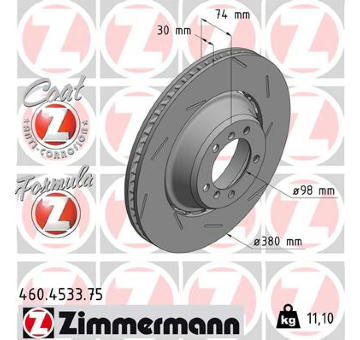 Brzdový kotouč ZIMMERMANN 460.4533.75