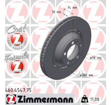 Brzdový kotouč ZIMMERMANN 460.4547.75