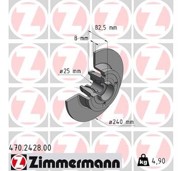 Brzdový kotouč ZIMMERMANN 470.2428.00