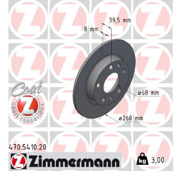 Brzdový kotouč ZIMMERMANN 470.5410.20