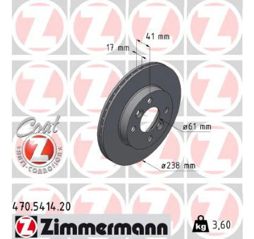 Brzdový kotouč ZIMMERMANN 470.5414.20