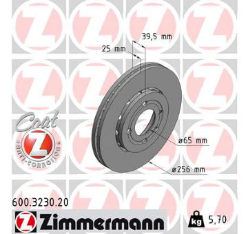 Brzdový kotouč ZIMMERMANN 600.3230.20