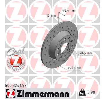 Brzdový kotouč ZIMMERMANN 600.3241.52