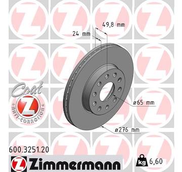 Brzdový kotouč ZIMMERMANN 600.3251.20