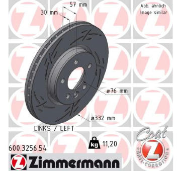 Brzdový kotouč ZIMMERMANN 600.3256.54