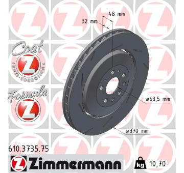 Brzdový kotouč ZIMMERMANN 610.3735.75