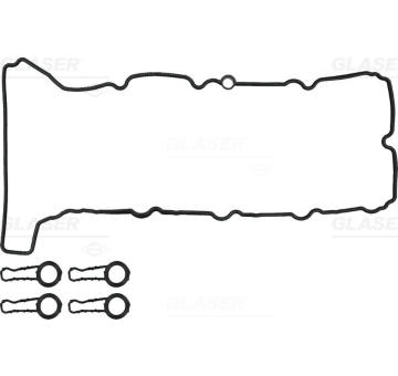 Sada těsnění, kryt hlavy válce GLASER V38782-00