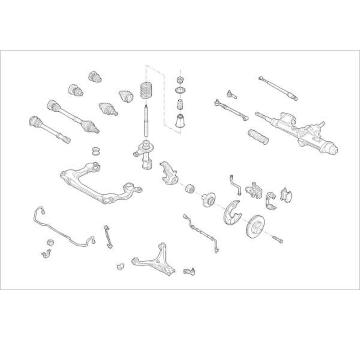 Zavesenie kolesa DELPHI OE-AUDI-000001446-F