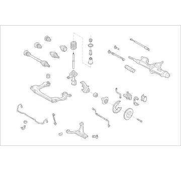 Zavesenie kolesa DELPHI OE-AUDI-000001413-F