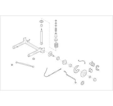 Zavesenie kolesa DELPHI OE-AUDI-000001119-R