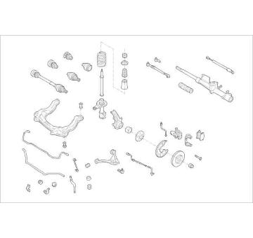 Zavěżení kola DELPHI OE-AUDI-000001113-F