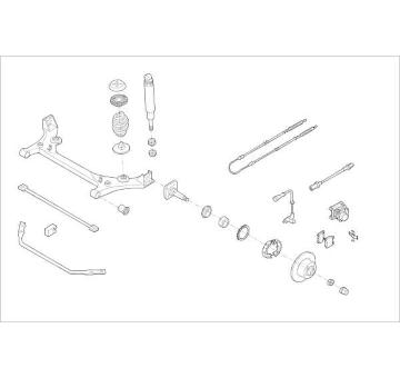 Zavěżení kola DELPHI OE-OPEL-000010856-R
