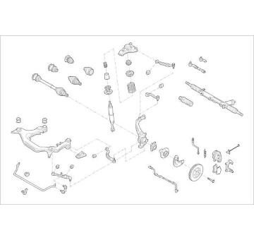 Zavěżení kola DELPHI OE-AUDI-000013361-F