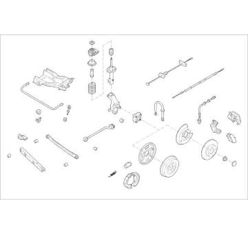 Zavesenie kolesa DELPHI OE-FORD-000001300-R