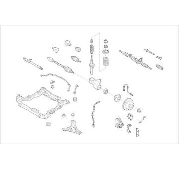 Zavesenie kolesa DELPHI OE-FORD-000001591-F