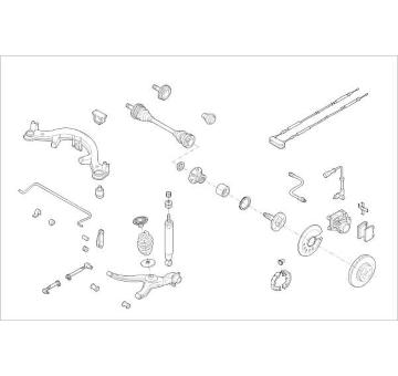 Zavesenie kolesa DELPHI OE-OPEL-000013369-R