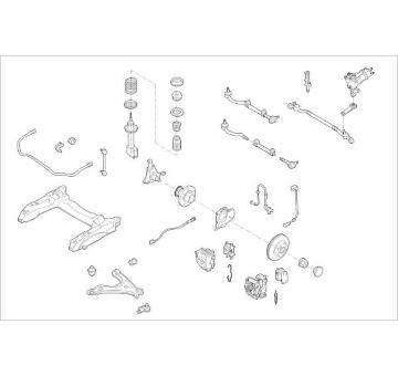 Zavesenie kolesa DELPHI OE-OPEL-000001237-F