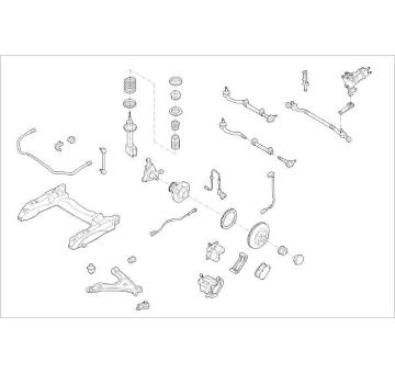 Zavesenie kolesa DELPHI OE-OPEL-000001234-F